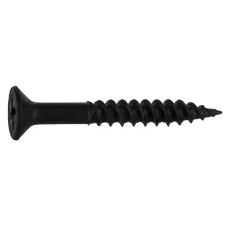 10-x-1-1-4-black-phosphate-phillips-flat-head-twinfast-wood-screws-100-count #10 X 1-1/4 Black Phosphate Phillips Flat Head Twinfast Wood Screws - 100 Count